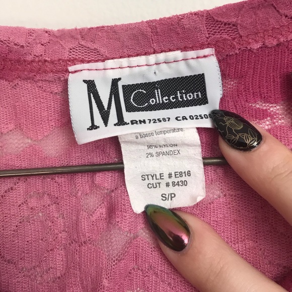 Pink Floral Blouse - Picture 4 of 4